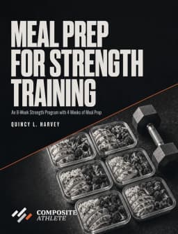 Meal Prep for Strength Training workbook cover